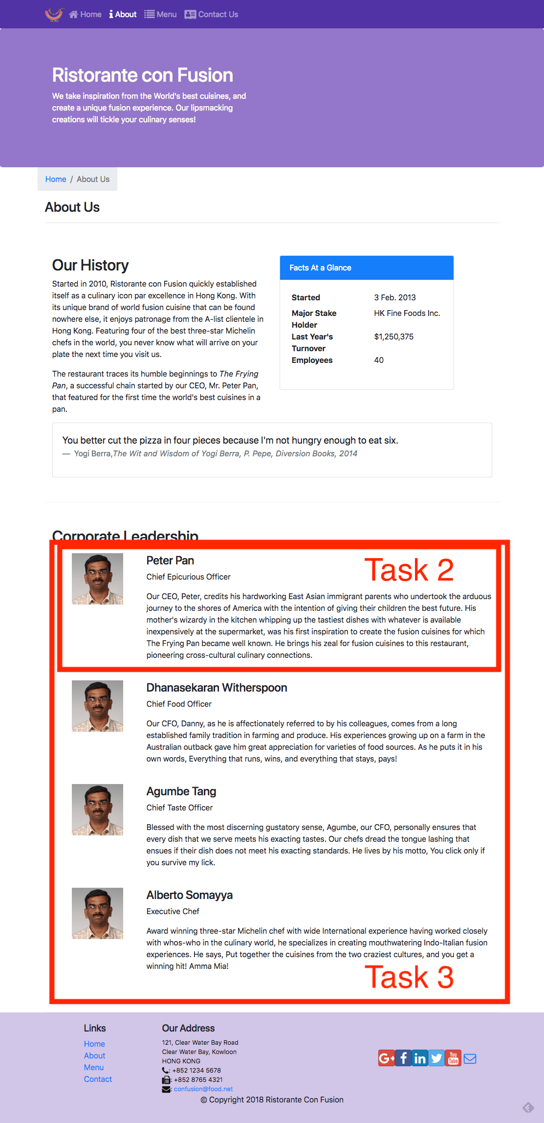 Assignment: React Router and Single Page Applications | TDK